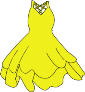 Yellow Dress Clip Art at Clker.com - vector clip art online, royalty free &amp;  public domain